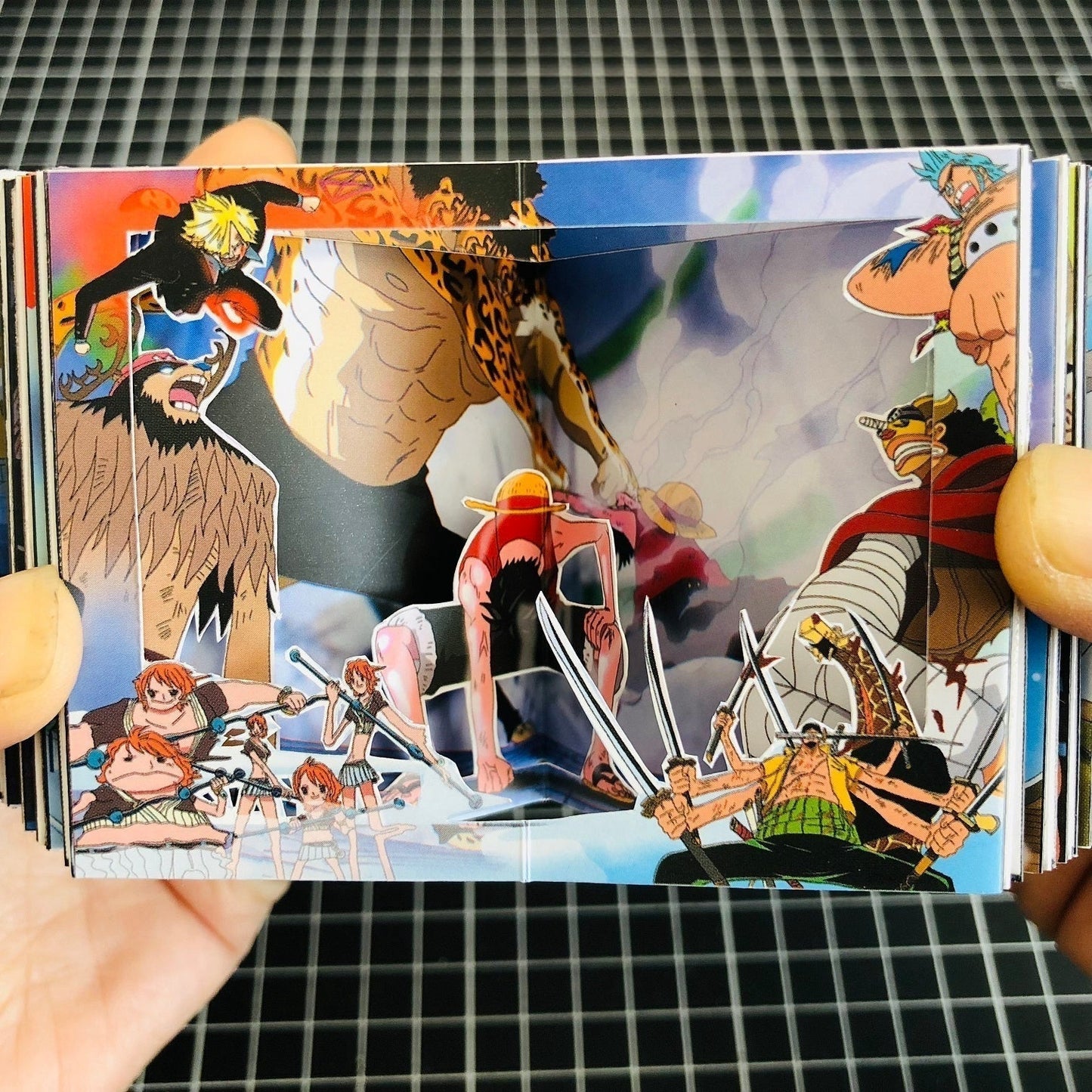 One Piece 3D Comic Books Luffy / Zoro / Chopper Three-Dimensional Story Books