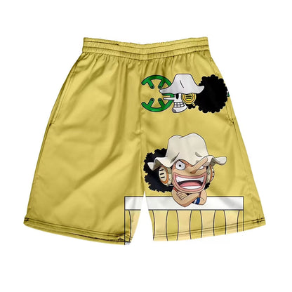 Luffy / Zoro / Sanji / Chopper Summer Shorts One Piece Printed Pants