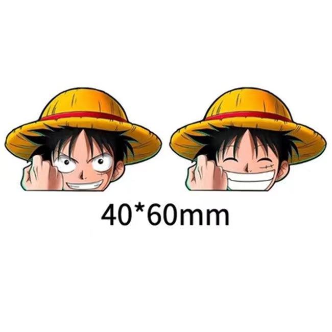 Luffy / Zoro / Nami 3D Gradient Stickers