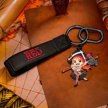 Luffy / Zoro / Shanks / Nami RED Cool Keychain Accessory BLIND BOX