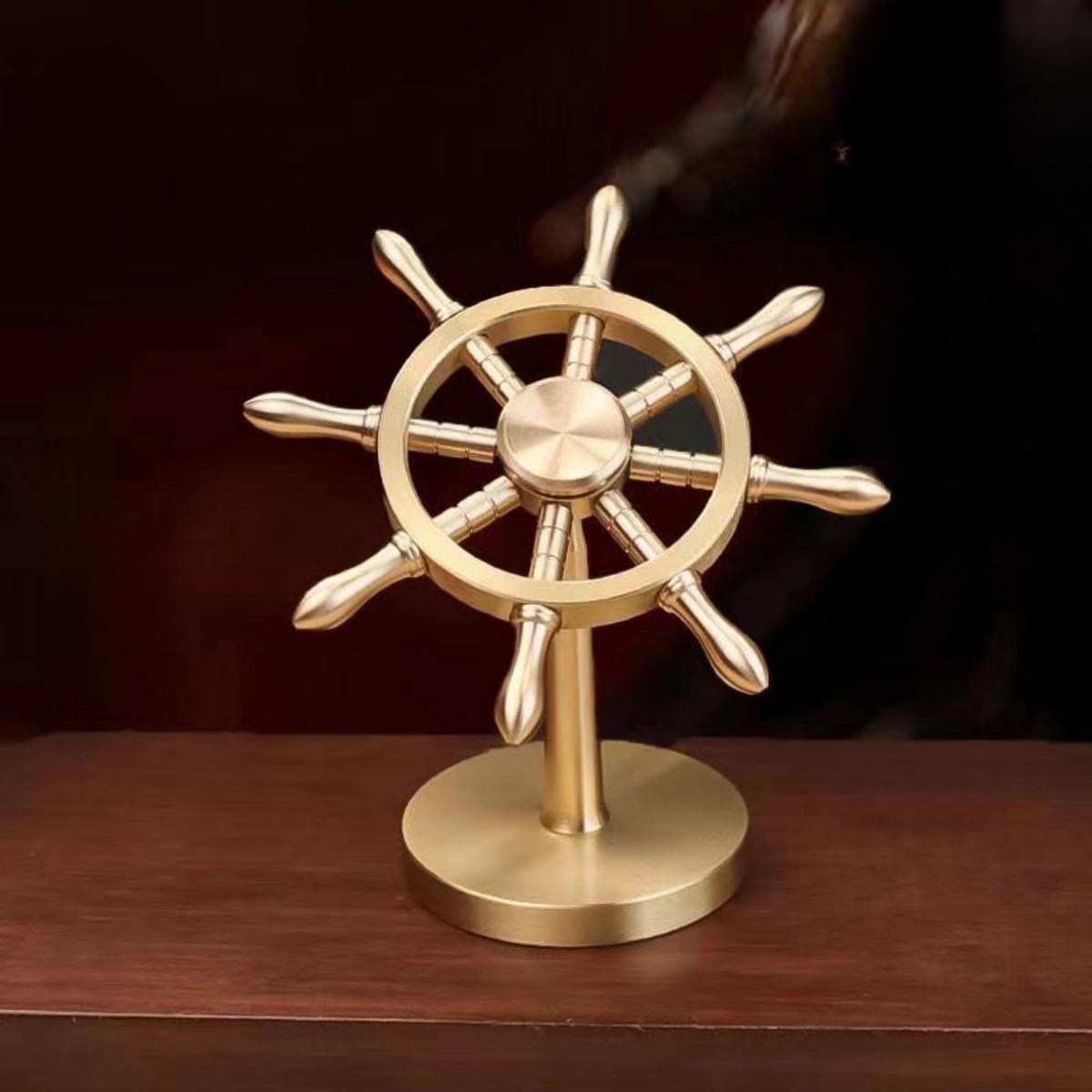 Luffy / Zoro Pirate Ship Metal Rudder