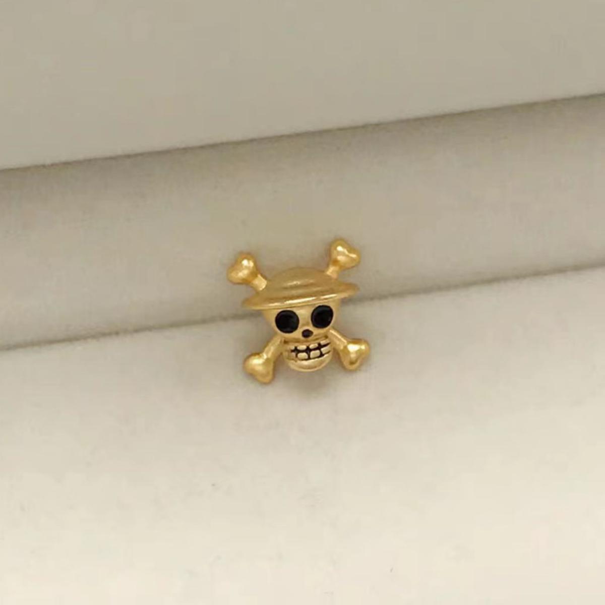 Luffy Gold Gum Gum Fruit & Other One Piece Gift Bracelet Beads