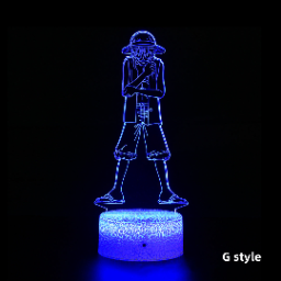 Luffy / Zoro / Sanji Acrylic Panel Character Night Lights