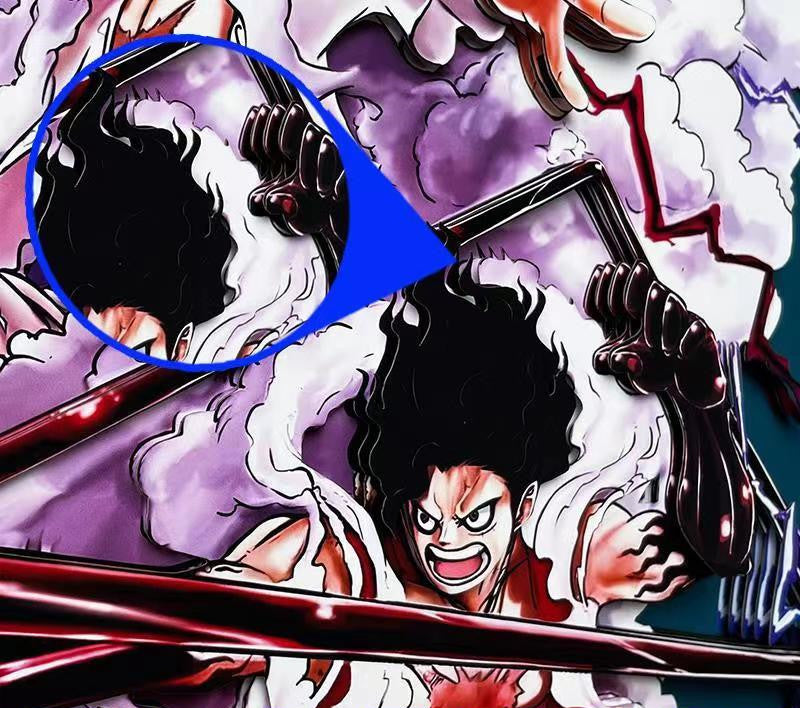 Luffy All Form Framed 3D Wall Art