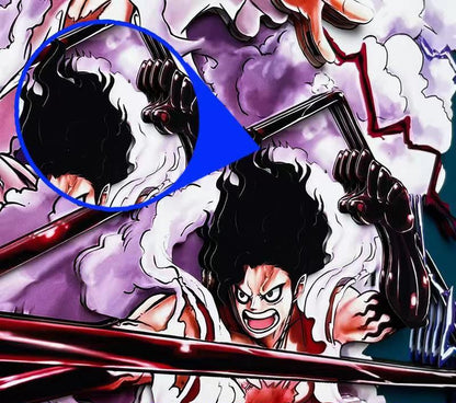 Luffy All Form Framed 3D Wall Art