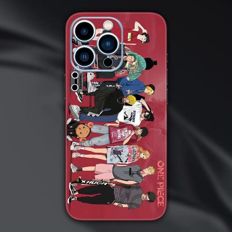 Luffy / Ace / Zoro iPhone Back Cover One Piece Case Sticker