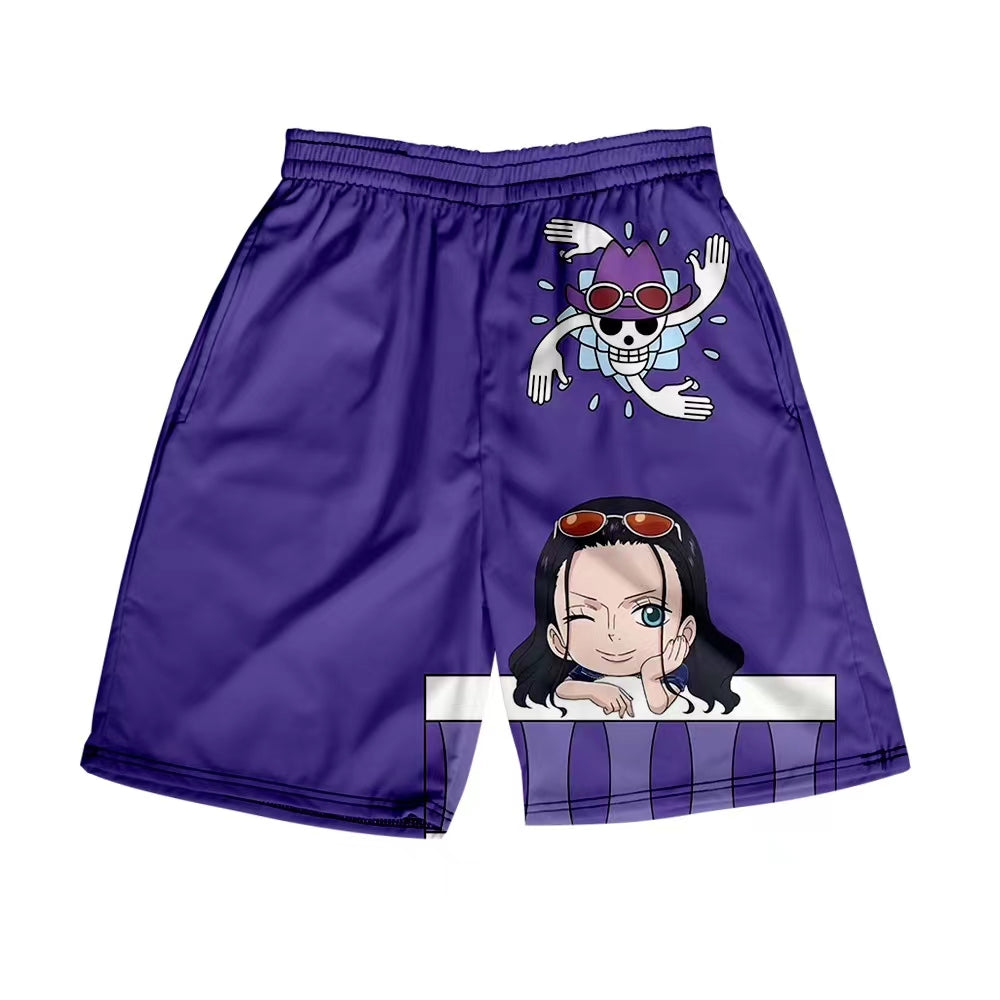 Luffy / Zoro / Sanji / Chopper Summer Shorts One Piece Printed Pants