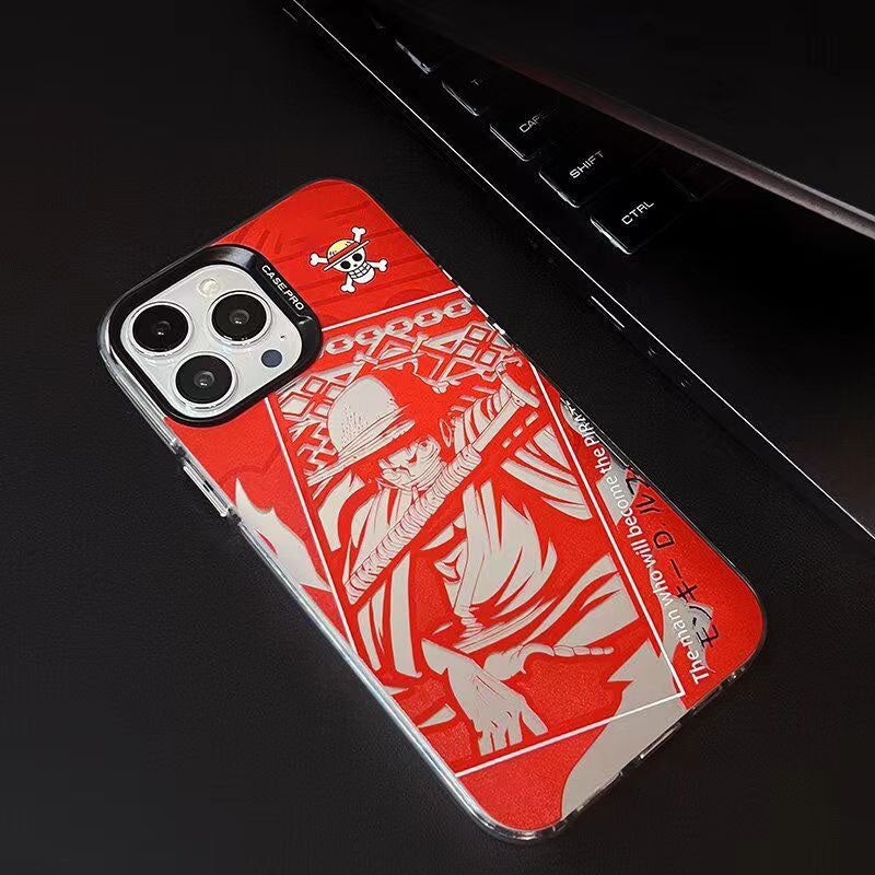 Luffy / Zoro iPhone Exquisite Trend Silicone Anti-Collision One Piece Phone Case