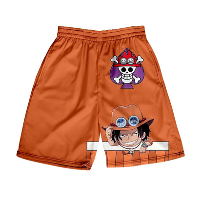 Luffy / Zoro / Sanji / Chopper Summer Shorts One Piece Printed Pants